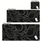 Admisitr XXL Desk Mat Black And White Strata Liquid Mousepad - ElectronAge