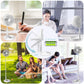 UNITEDTIME Desk and table fan, Foldable Fans Portable Travel Fan Battery Operated or USB Powered,Adjustable Height,My Foldaway