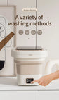 9L Foldable Washing Machine With LCD Display Spin Dryer Automatic Mini Underwear Sock Centrifuge Portable Mini Washing Machine