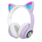 yggcoo Flash Lamp Cute Cat Ears Headphone - ElectronAge
