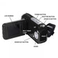 1080P 16MP Digital Camera 2.4 Inch Rotatable Screen Camcorder 16X Zoom HD Video Recorder