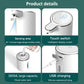 380ML Automatic Foam Soap P11 Dispenser Bathroom Smart Washing Hand Machine With USB Charging White ABS Material