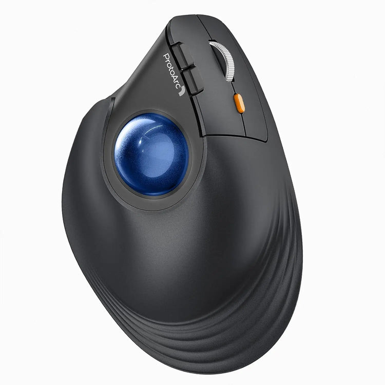 HRUEDA ProtoArc Vertical Wireless Trackball Mouse - ElectronAge