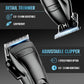 Professional Barber Clippers & Trimmer Set - Cordless Hair Clipper for Men, Fade Haircut Kit