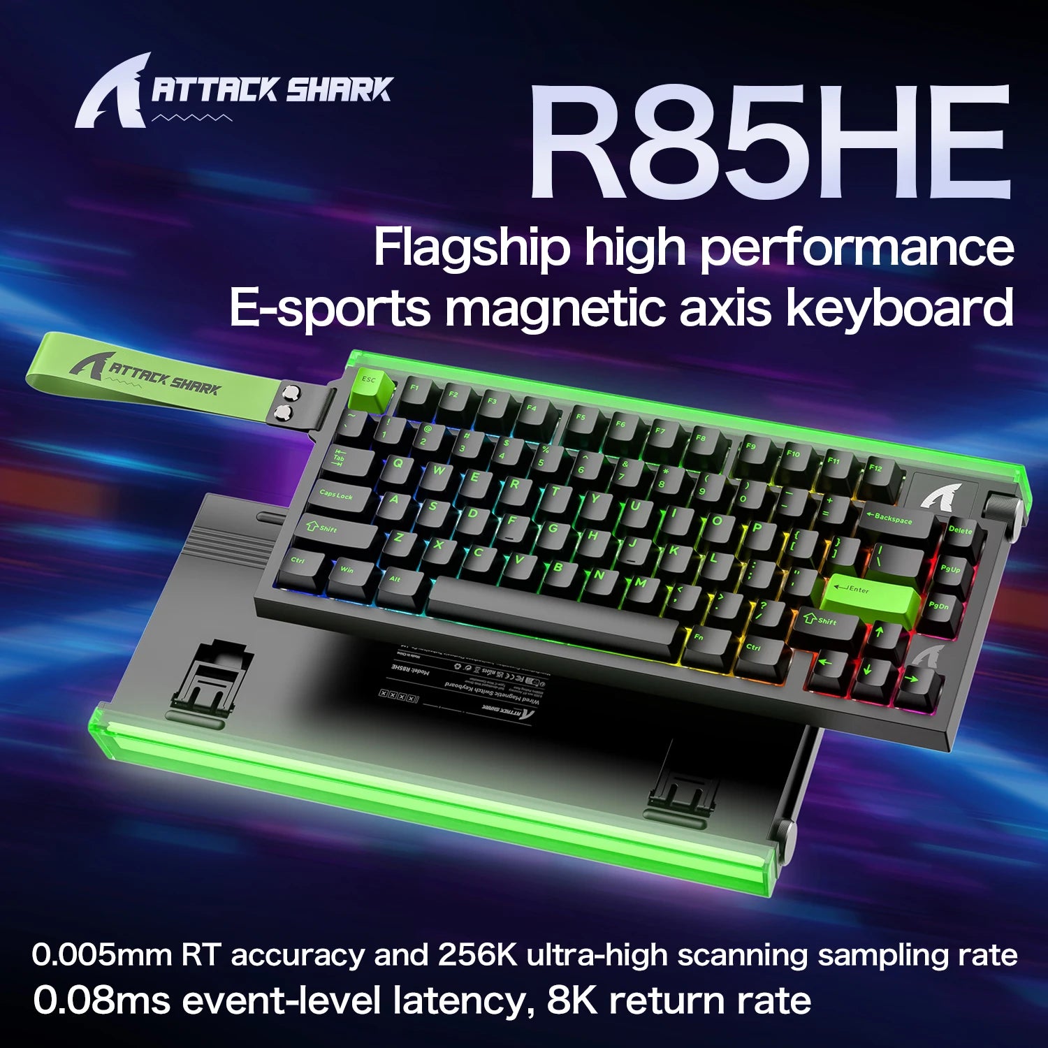 R85 ATTACK SHARK R85HE Magnetic Keyboard - ElectronAge