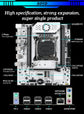 X99 Game Motherboard Kit LGA 2011-3 with E5 2680 V4 CPU 8G*1 DDR4 REG ECC Memory M.2 NAME Computer components SOYO Mainboard