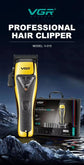 VGR Hair Trimmer Adjustable Hair Cut Machine Electric Hair Trimmers Vector Motor Barber Clippers 9000 RPM Trimmers for Men V-015