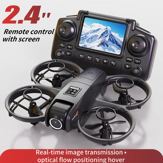 YL3 Dual Camera Drone - Black Standard Edition, 1080P HD Aerial Photography Quadcopter, One-Key Return, Headless Mode for Beginn