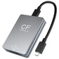 2 in 1 CFexpress Type A SD Card Reader Cardreader Adapter USB 3.2 10Gbps Memory Card Reader with USB C To USB C/A Cable for SLR
