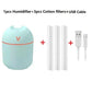 250ML Mini Air Humidifier USB Aroma Essential Oil Diffuser For Home Car Ultrasonic Mist Maker with LED Color Night Lamp Diffuser