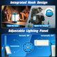 4100LM 3 Modes Foldable Work Light With Bracket 10400Mah Camping LED Telescopic Flashlight Rechargeable Emergency Lamp Outdoor