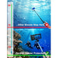Telescopic 3-in-1 Diving Selfie Kit with 10-30 Selfie Stick Built-in Bluetooth Controller 50 ft Waterproof Diving Case Phone Cl