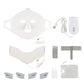 Silicone LED Facial Mask 7 Colors Photon Beauty Face Neck Care Mask Skin Whitening Skin Rejuvenation mascara faciales led