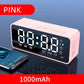 Alarm Clock Radio FM Bluetooth Speaker Portable Subwoofer Caixa De Som Sound Box Music Wireless Mini Woofers Bocina Lamp Column