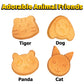Animal Mini Waffle Maker 6 Animal Shaped Pancakes Breakfast Machine Non-Stick Waffler Iron Household for Kids Adults Fun Gift