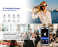 Smart glasses, app translation, color-changing lenses, high-definition voice calls, Hi-Fi music quality, open-ear audio glasses.