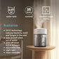 Ultraviolet Humidifier for Bedrooms, Nurseries, and Offices: Leak-Proof, 0.97 Gallon, 35-Hour Run Time, Whisper-Quiet, Cool Mist