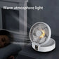 BreezeMate Portable Wall-Hanging Rechargeable Folding Fan