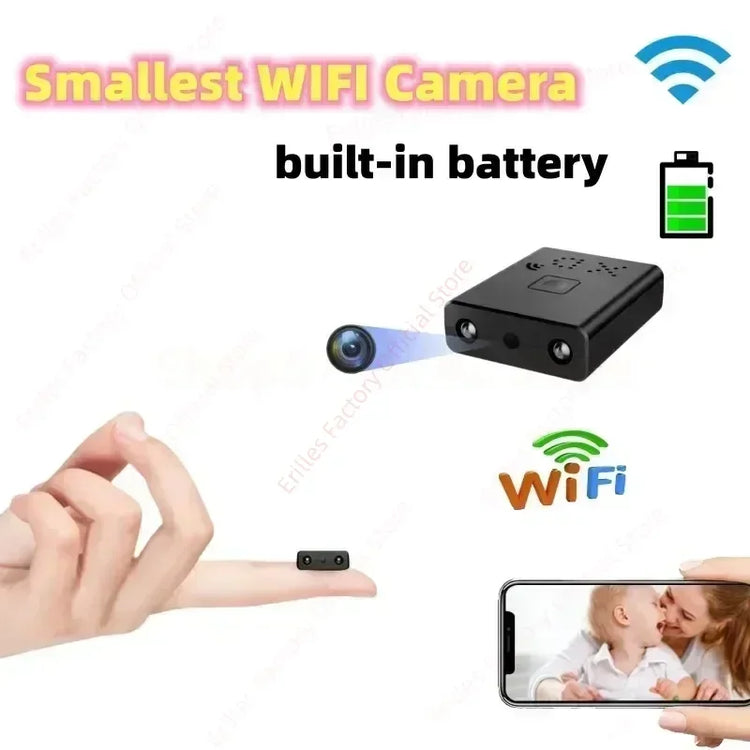 1080P HD Ultra Mini Camera WIFI Smart Home Security - ElectronAge