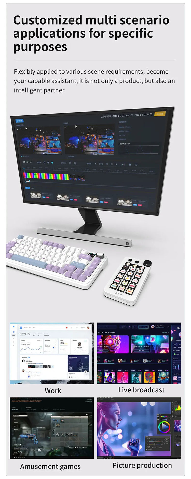 Ajazz N1 Programmable Macro Keyboard - ElectronAge