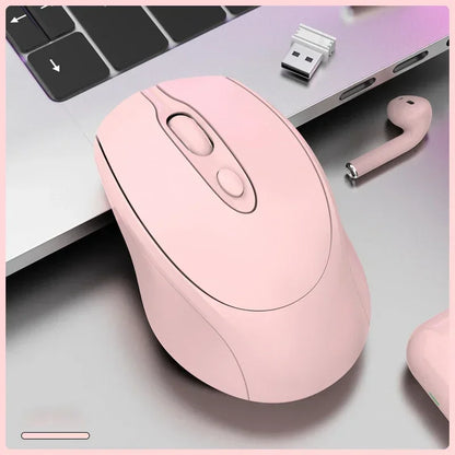 Wireless Computer Mouse Rechargeable 2.4G Bluetooth-Compatible - ElectronAge