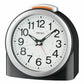 QHE211GLH Non Ticking Bedroom Alarm Clock - ElectronAge