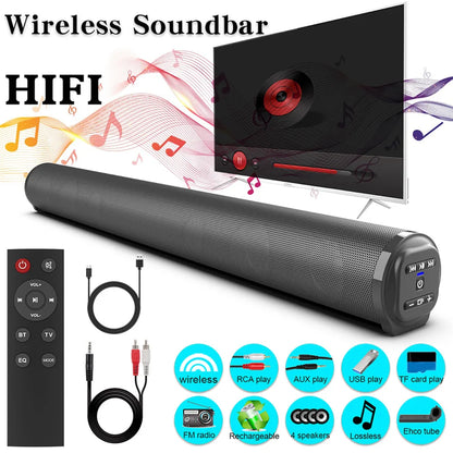 Sound Bar TV Sound System Bluetooth Speaker - ElectronAge