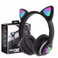 yggcoo Flash Lamp Cute Cat Ears Headphone - ElectronAge