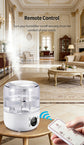 3000mL Smart Air Humidifier with Dual Mist Output: Essential Oil Aroma Diffuser for Home & Office, Equipped with Adjustable Fog