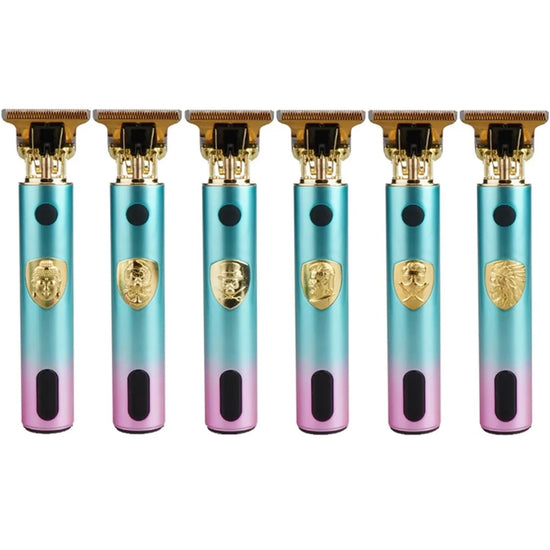 T9 Original Professional Hair Trimmer for Men - Colorful Smooth Feel Body, LED, Sharp Blade, Portable Clipper