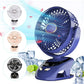 WO.Poblwc Small Desk Clip On Fan