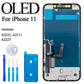 100% Tested Lcd For iPhone 11 Display 3D Touch Screen Replacement with Metal Frame Full FHD Durable Easy to Install Factory Lcd