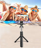 100pcs XT-02 Bluetooth Wireless Remote Selfie Stick Holder Extendable Foldable Handheld Monopod Selfie Stick with Tripod Stand