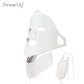 Silicone LED Facial Mask 7 Colors Photon Beauty Face Neck Care Mask Skin Whitening Skin Rejuvenation mascara faciales led