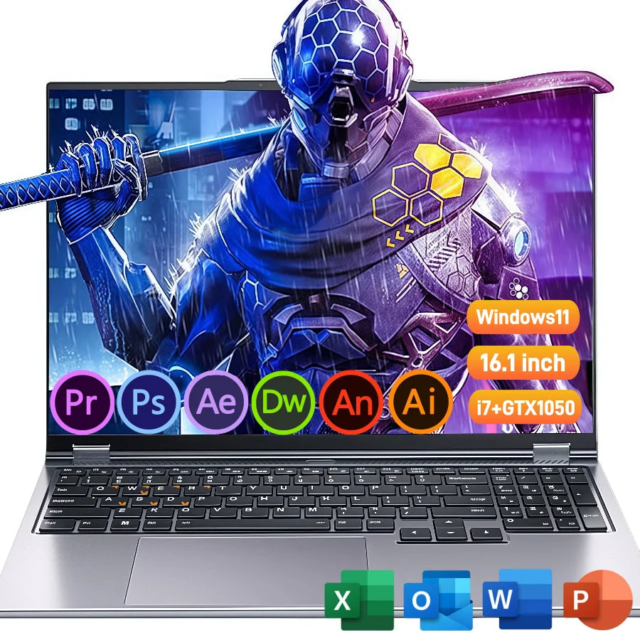 16.1" intel core i7-8750H GTX1050 gaming laptop - ElectronAge