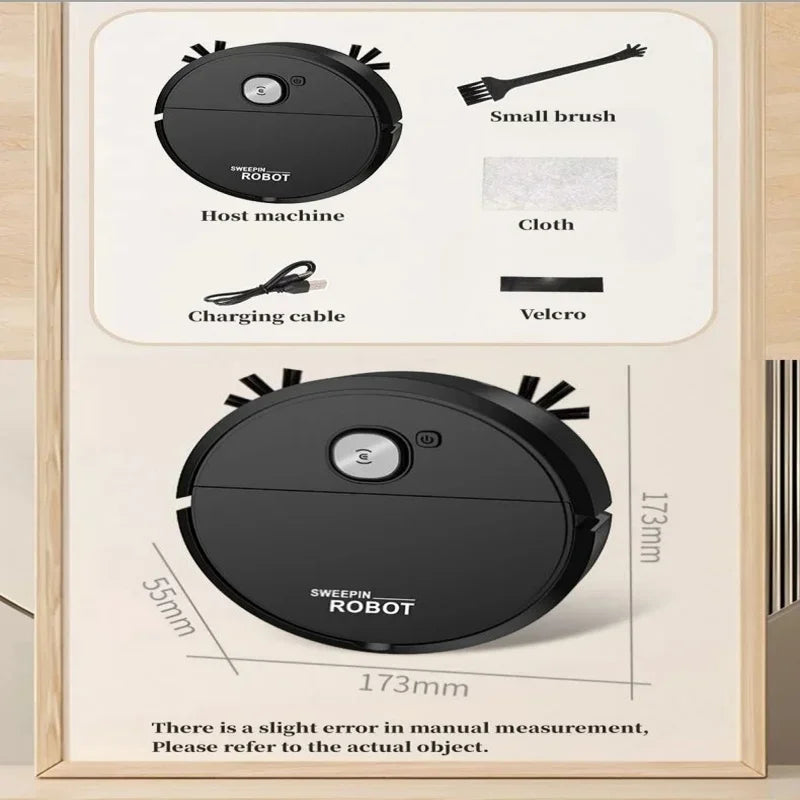 XMSJ 2026 3-in-1 Strong Suction Smart Sweeping Robot - ElectronAge