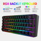 60% wired gaming keyboard - ElectronAge