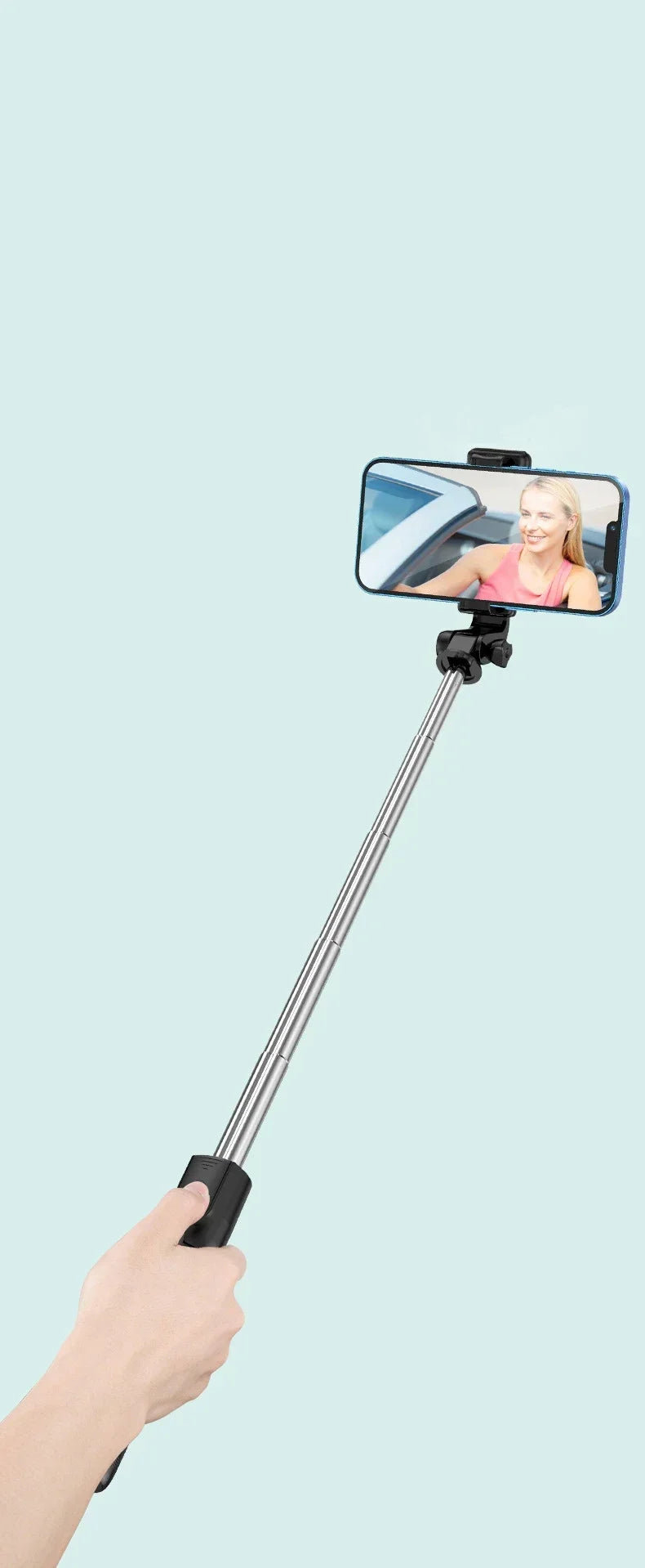 Selfie Stick Telescopic Travel Handheld Tripod - ElectronAge