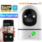 2026 WiFi Home Wireless One Click Call Intelligent Monitoring Remote Indoor Monitoring 360 ° HD Night Vision Camera Baby Monitor