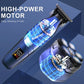 Solimpia High-Speed 6D Magnetic Electric Hair Trimmer Bald Head Shaver Fast Shaving Hypoallergenic Razor 2pc Set for Man