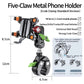 Universal Metal Car Phone Mount, 360° Rotation for Windshield/Dashboard