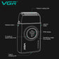VGR Shaver Professional Shaving Machine Electric Razor Portable Beard Trimmer 9000 RPM Reciprocating LED Shaver for Men V-378 - ElectronAge