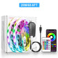 AeroLight LED Strip Lights RGB 5050 LED Strips Bluetooth APP Control Color Changing DC 12V 30LEDS/M Per Meter For Bedroom Room Kitchen Bar