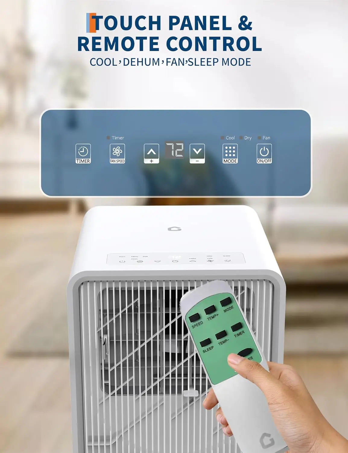 Acekool 3-in-1 Air Conditioner Portable AC - ElectronAge