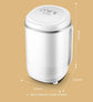 Washing machine semi-automatic household small dormitory single mini washing machine