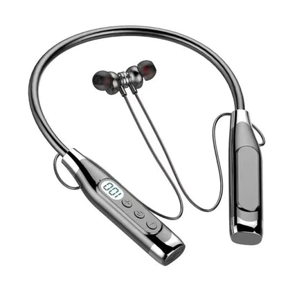 throughpp LED Digital Display Neckband Headphones - ElectronAge