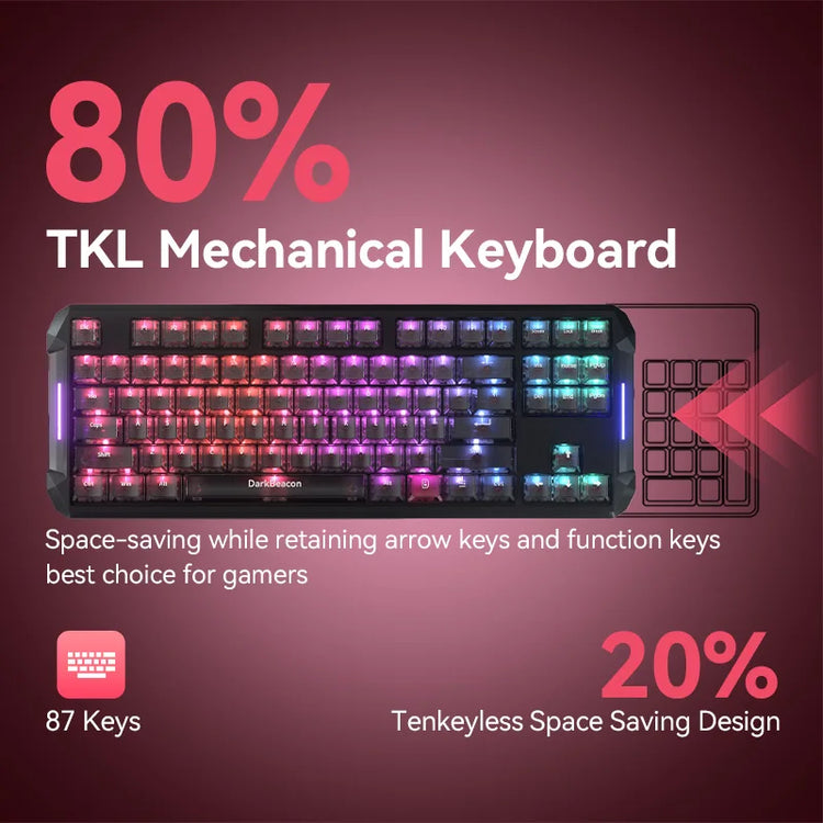 DarkBeacon Wired Magnetic Switch Keyboard - ElectronAge