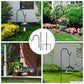 2 PC 120cm Shepherd Hooks Plant Hook Craft Hook For Hanging Solar Lights Bird Feeders﻿ Outdoor Yard Garden Decor