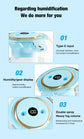 2200ML Air Humidifier USB Double Spray Port Mist Spray Heavy Fog Aroma Diffuser Essential Oils Color Light for Home Bedroom Gift