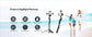 Selfie Stick Gimbal Stabilizer For Smartphone With Bluetooth Remote Intelligent AI Follow-Up Anti Shake Pan Tilt Tripod